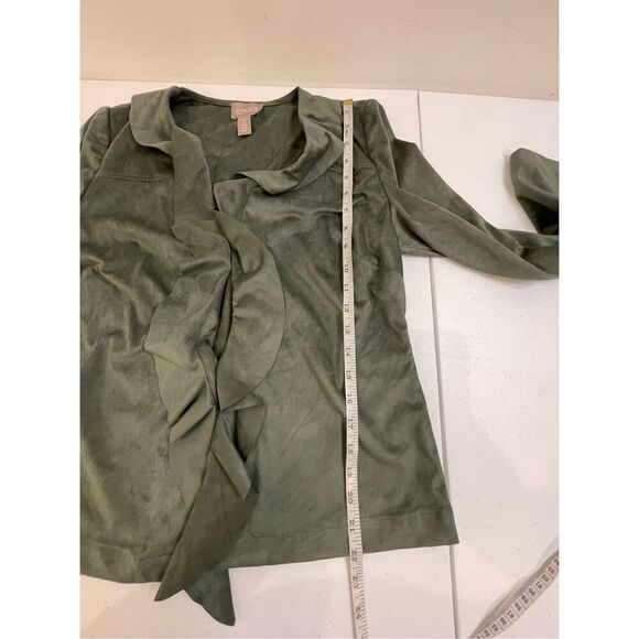 Chico’s women’s bundle lot jacket and blouse size 0 or small - Picture 10 of 12